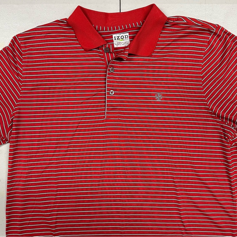 IZOD Golf Moisture Wicking Short Sleeve Polo Shirt